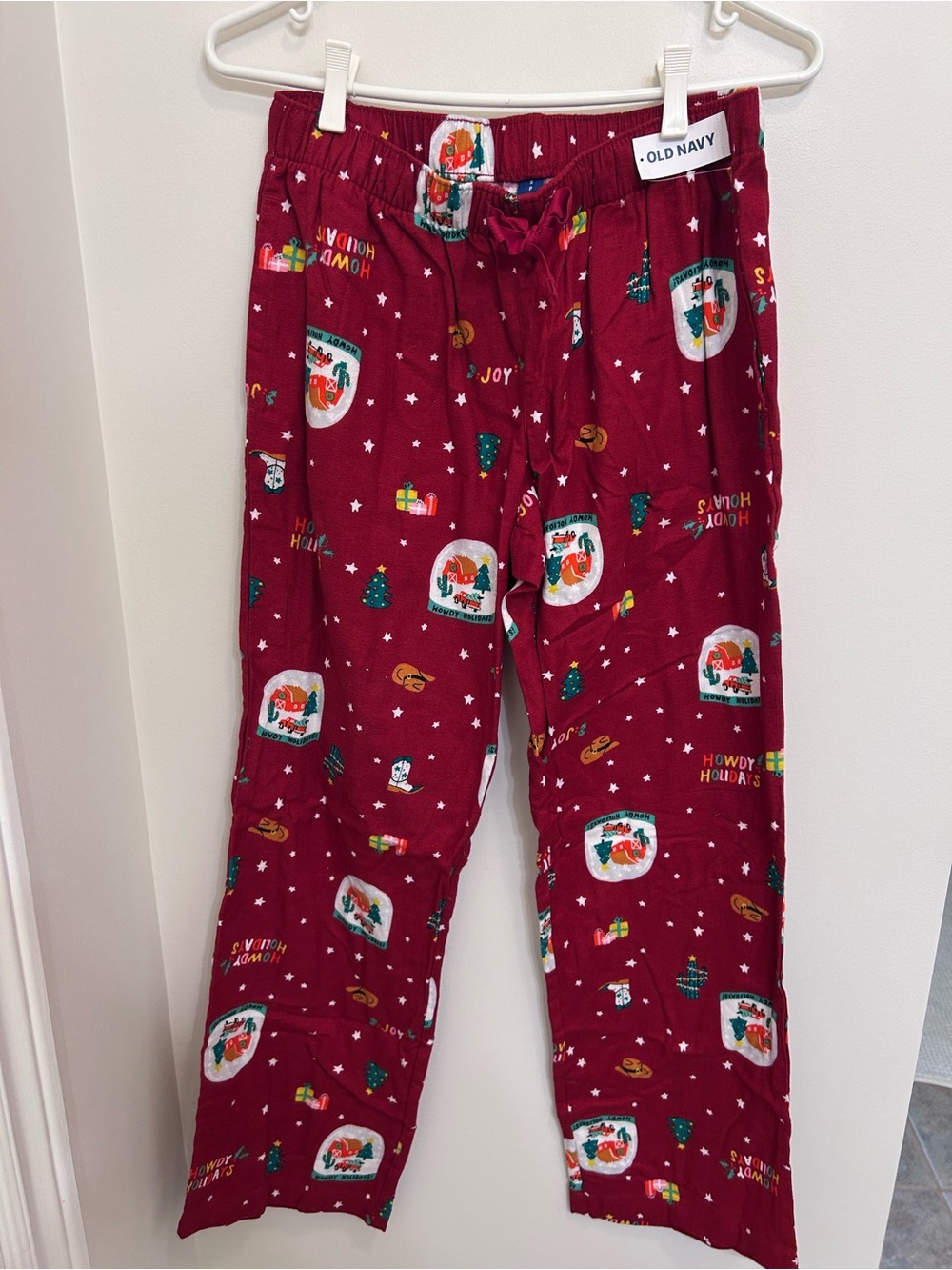 Old Navy Women’s Pyjama Pants Howdy Holidays Cowgirl